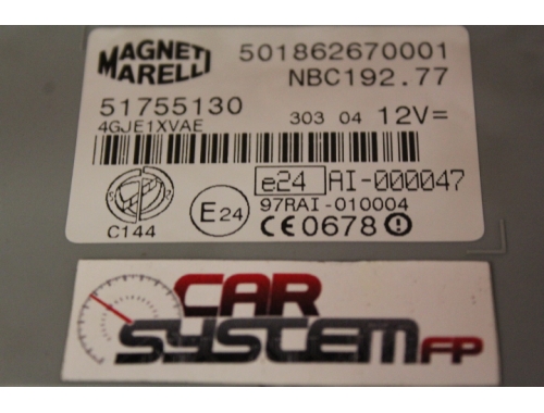 Body computer Fiat Stilo MAGNETI MARELLI: 501862670001