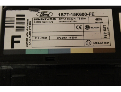 Comfort Control Ford Focus SIEMENS:1S7T-15K600-FE