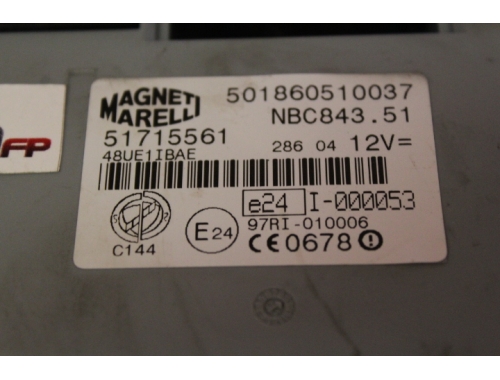 Body computer Lancia Y MAGNETI MARELLI: 51715561
