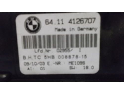 Commande de climatisation BMW E46 64.11