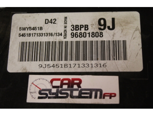Centralita de motor Daewoo Matiz 5WY5451B