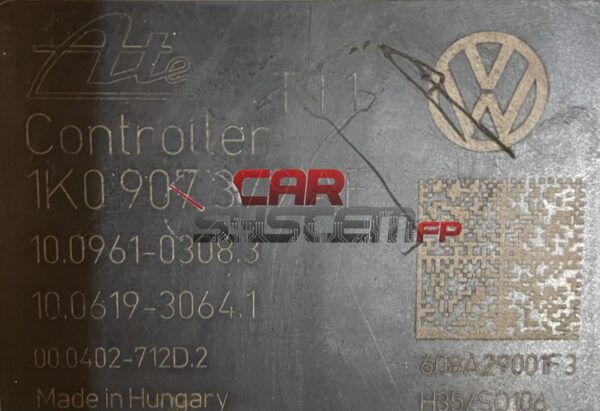 1K0614517BE 1K0907379AE Réparation ABS Audi A3 2008 < 2014