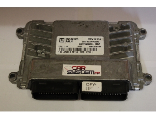 Motorsteuergerät Chevrolet Spark 25182025 - Codierung 25182025