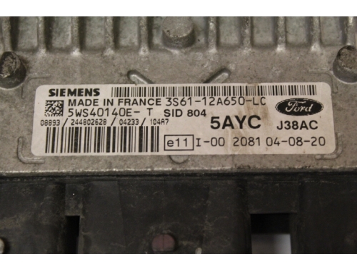 Motorsteuergerät Ford Fiesta SIEMENS: 5WS40140E-T
