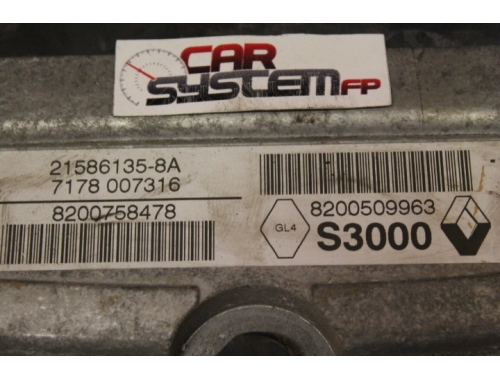 Motorsteuergerät Renault Megane JOHNSON CONTROL 8200509963 - Codierung JOHNSON