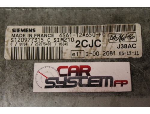 Motorsteuergerät Ford Fiesta SIEMENS: S120977315C