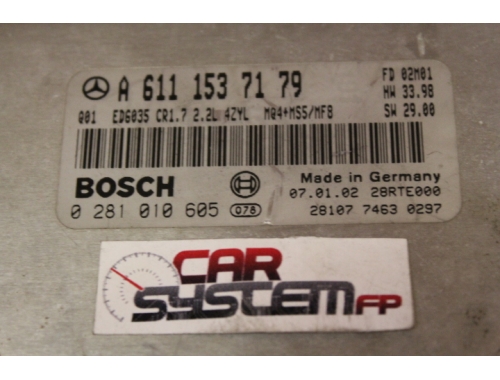 Motorsteuergerät Mercedes Vito BOSCH:0281010605