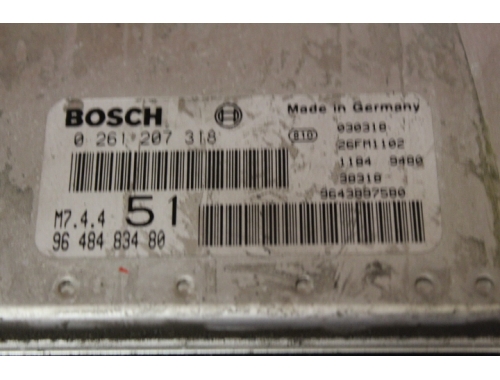 Engine ECU Citroen Picasso BOSCH 0261207318 - Code Transfer Virginising Repair various BOSCH: 0261207318