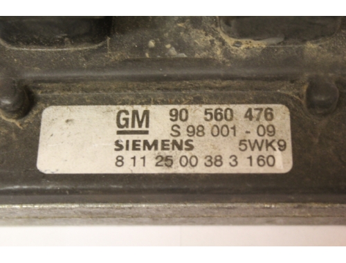 Motorsteuergerät Opel Astra SIEMENS: 90560476