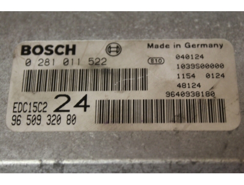 Motorsteuergerät Lancia Phedra BOSCH:0281011522