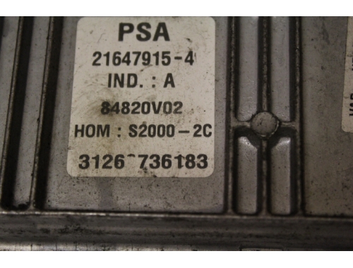 Calculateur moteur Citroen C3 SAGEM