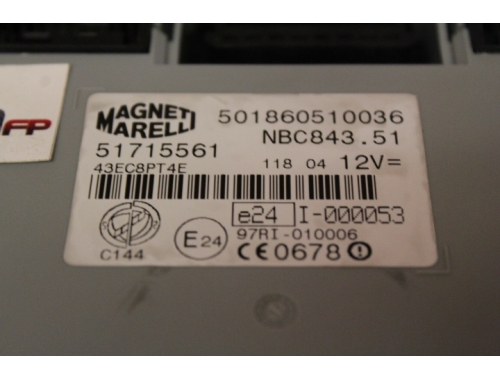 Body computer Lancia Ypsilon MAGNETI MARELLI: 51715561