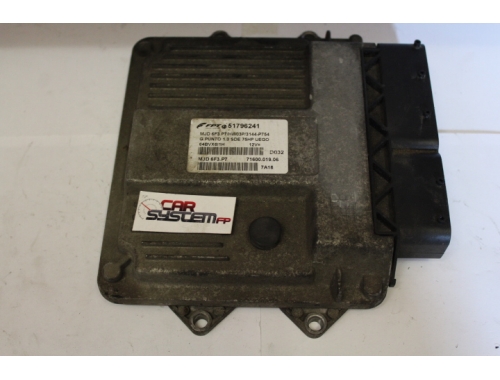 Engine ECU Fiat Grande Punto M. MARELLI 51796241 - Code Transfer Repair various Virginising MAGNETI MARELLI: 51796241