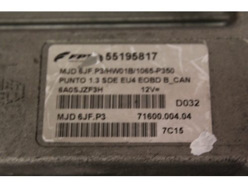 Calculateur moteur Fiat Punto MAGNETI MARELLI: 55195817