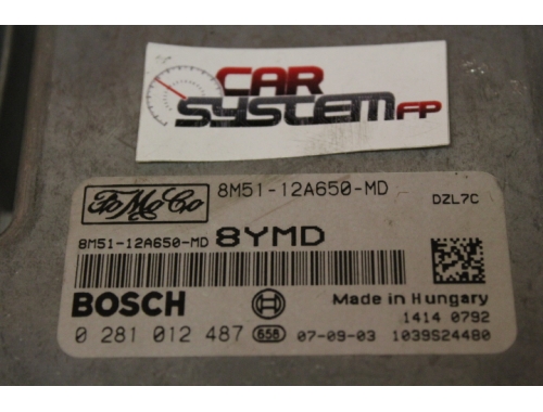 Centralita de motor Ford Focus BOSCH 0281012487 - Traspaso de códigos Reparación varias BOSCH:0281012487