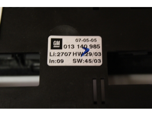 Armaturenbrett mit Bedienfeld Opel Zafira GM 013 140 985