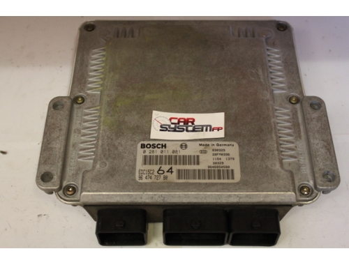 Engine ECU Peugeot 307 BOSCH 0281011081 - Code Transfer Repair various Virginising BOSCH: 0281011081