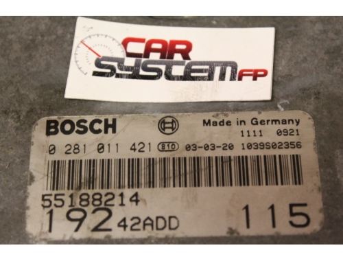 Engine ECU Fiat Stilo BOSCH 0281011421 - Code Transfer Repair various Virginising Full Decoding BOSCH:0281011421