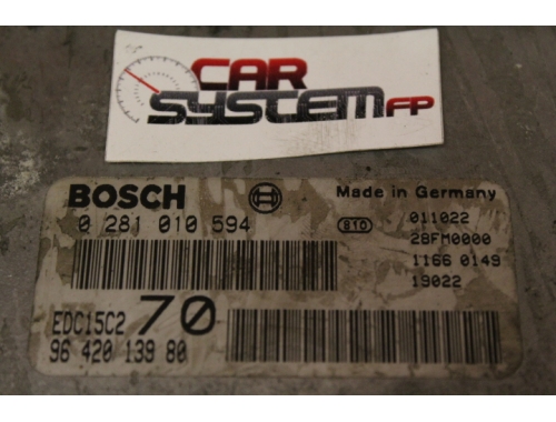 Motorsteuergerät Peugeot 206 BOSCH:0281010594