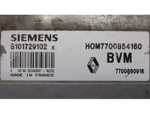 Centralina Motore Renault Clio SIEMENS:S101729102