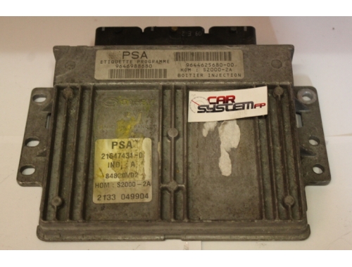 Motorsteuergerät Peugeot 206 SAGEM 9646988680 - Codierung SAGEM