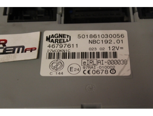 Body computer Fiat Stilo MAGNETI MARELLI: 46797611