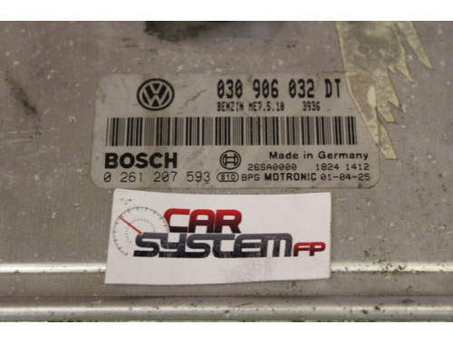 Engine ECU Volkswagen Polo BOSCH 0261207593 - Code Transfer Repair various Full Decoding BOSCH:0261207593