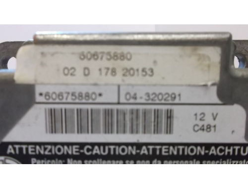 Centralina Airbag Alfa Romeo 156 60675880