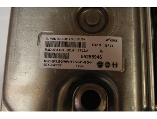 Centralina Motore Fiat Grande Punto - Passaggio Codici Riverginazione Riparazioni Varie MAGNETI MARELLI: 55255946 MJD 8F3.GG