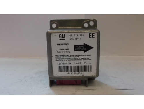 Centralina Airbag Opel Corsa B SIEMENS:5WK41140B