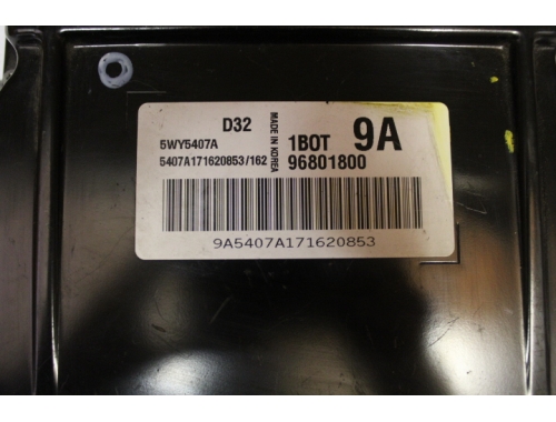 Engine ECU Chevrolet Matiz - 5WY5407A - Code Transfer Repair various Full Decoding 5WY5407A