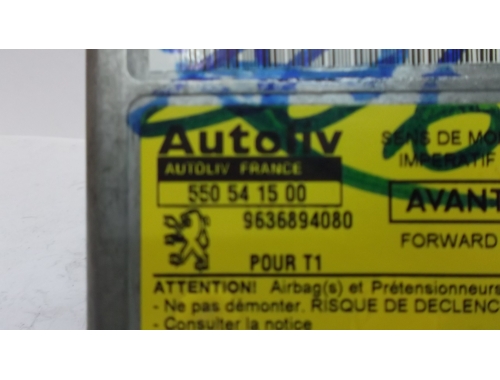 Calculateur airbag Peugeot 206 AUTOLIV:550541500 9636894080