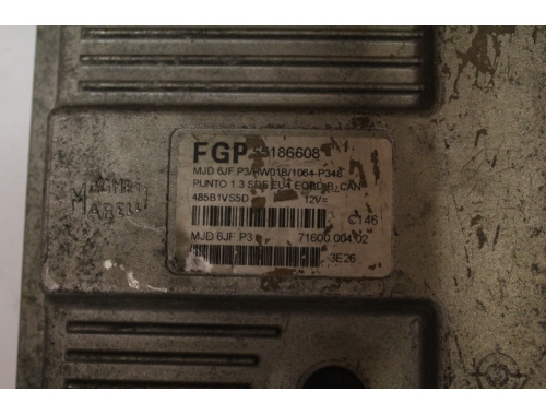 Motorsteuergerät Fiat Punto MAGNETI MARELLI: 55186608