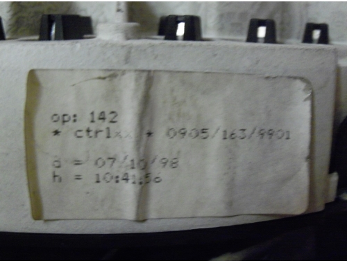 Quadro Strumenti Mercedes Classe A (W168) 09051682021