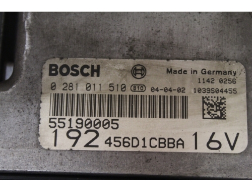 Motorsteuergerät Fiat Stilo BOSCH:0281011510