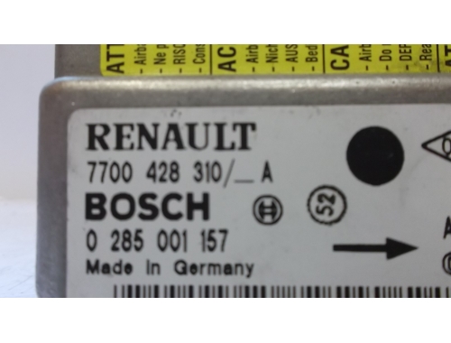 Centralina Airbag Renault Clio BOSCH:0285001157