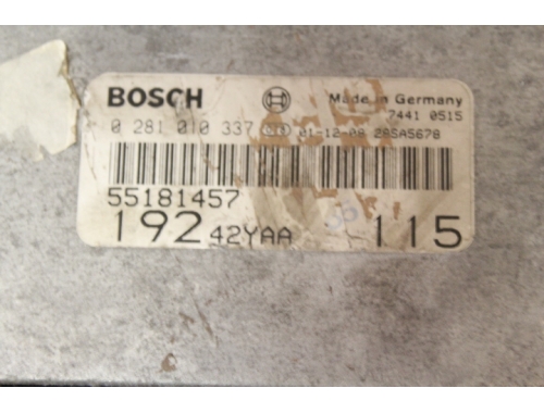 Motorsteuergerät Fiat Stilo BOSCH:0281010337