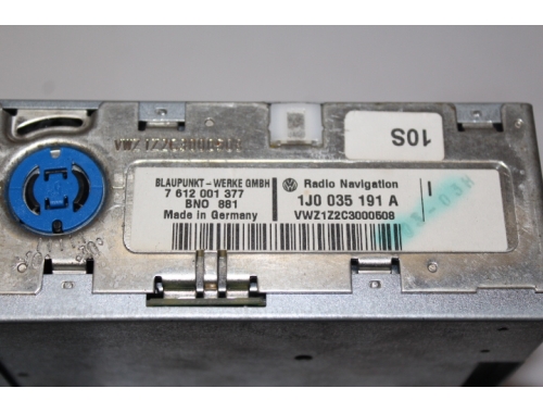 Autorradio - Lector de CD Navi Navigation system Volkswagen Golf 4 1J0035191A