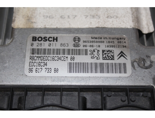 Motorsteuergerät Peugeot 307 - BOSCH 0281011863 - Codierung Reparatur verschiedene BOSCH:0281011863