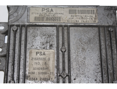 Motorsteuergerät Peugeot 206 SAGEM 9643782480