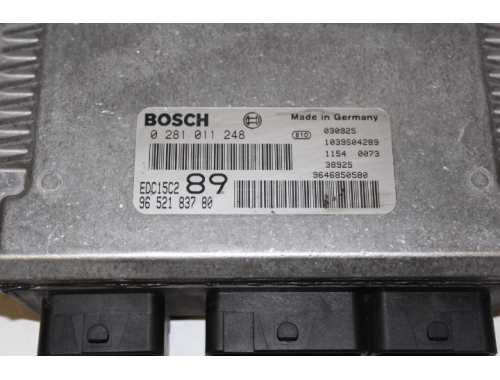 Centralita de motor Peugeot 307 - BOSCH 0281011248 - Traspaso de códigos Reparación varias BOSCH:0281011248 EDC15C2