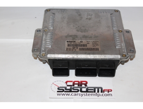 Centralita de motor Peugeot 307 - BOSCH 0281010779 - Traspaso de códigos Reparación varias BOSCH:0281010779 EDC15C2