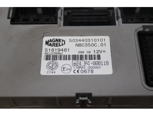 Body computer Fiat Punto MAGNETI MARELLI:51819481