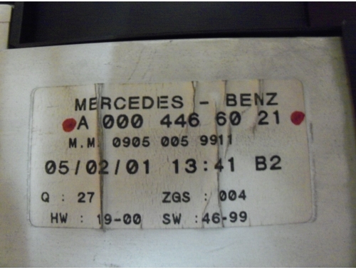 Quadro Strumenti Mercedes Vito A000466021