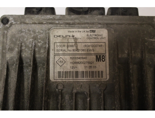Motorsteuergerät Nissan Micra DELPHI:8200340940