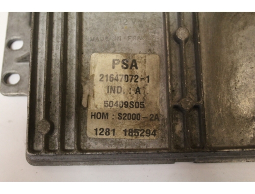 Engine ECU PEUGEOT 206 1.4 964462568000, 21647072-1, 50409S05