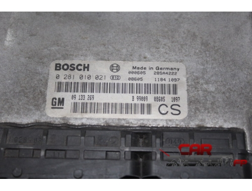 Calculateur moteur OPEL ZAFIRA BOSCH 0281010021, GM 09133269