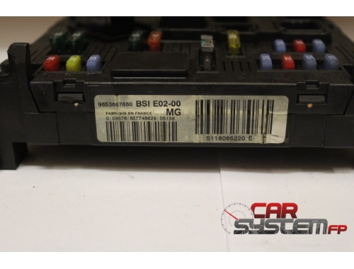 BSI PEUGEOT 206 2.0 HDI S118085220 E, 9653667680, BSI E02-00