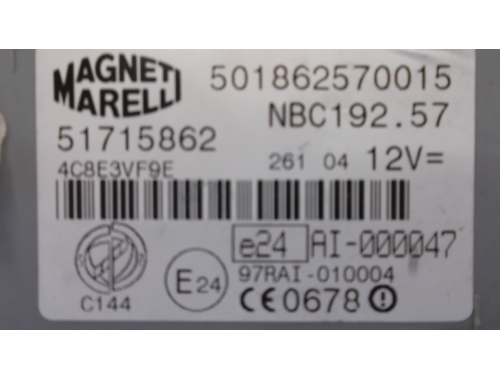Body computer Fiat Stilo MAGNETI MARELLI:51715862