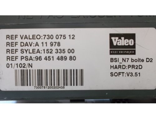 BSI Citroen Xsara VALEO:73007512